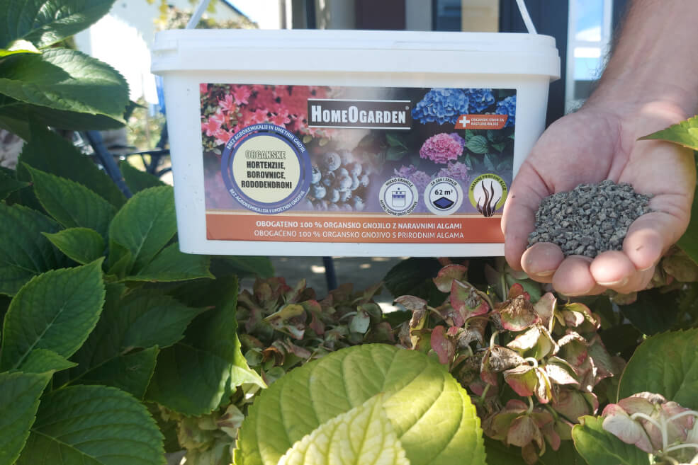 Organsko gnojilo za hortenzije, borovnice in rododendrone 2,5kg